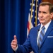 Pentagon Press Secretary John F. Kirby briefs the press