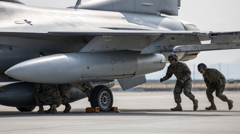 FARP with the Fighting Falcon