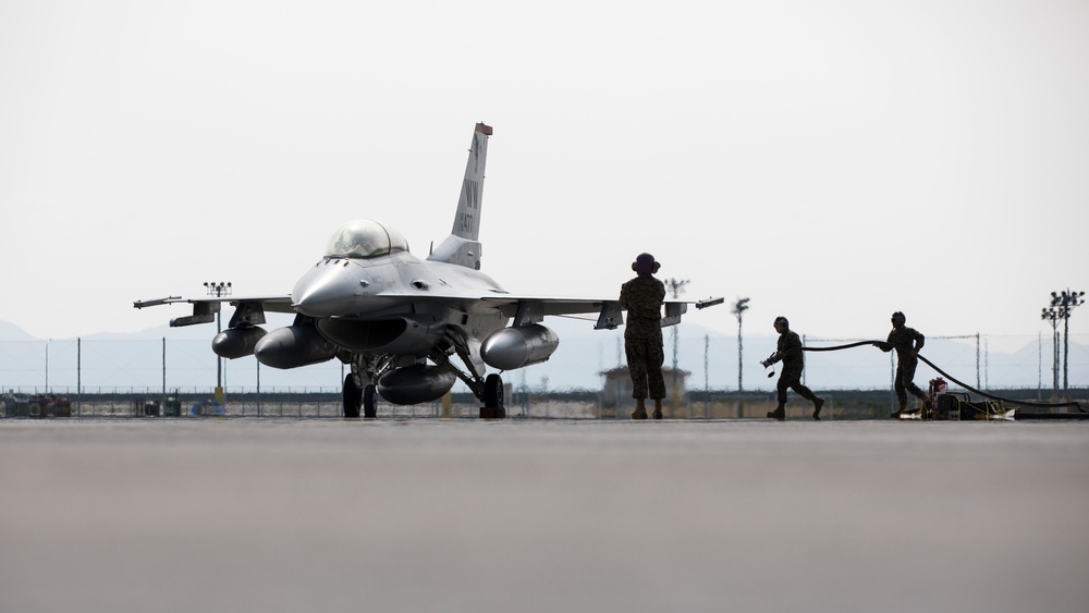 FARP with the Fighting Falcon