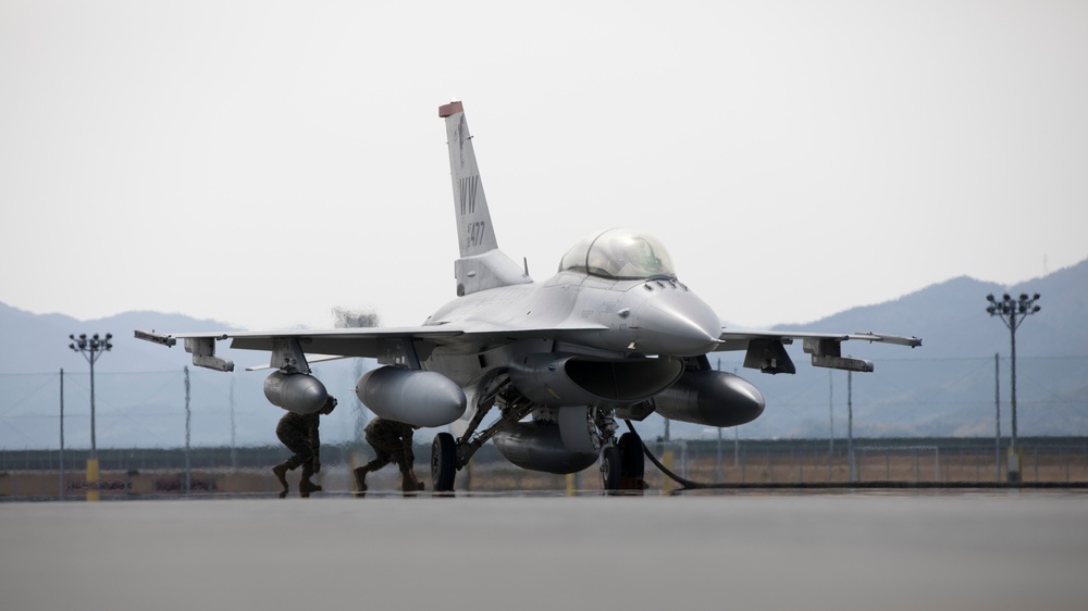 FARP with the Fighting Falcon
