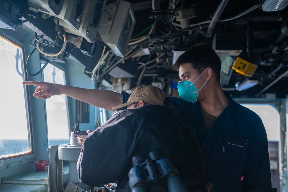 USS Monterey Conducts Operations in the Atlantic