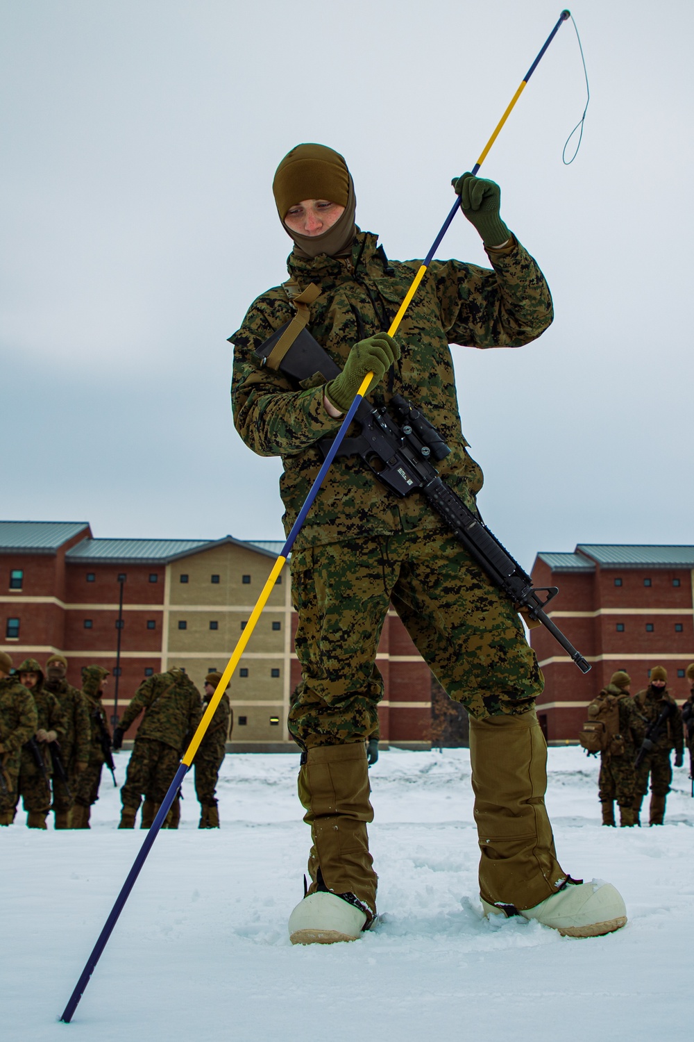 Marines of CLB 8 Teach Cold Weather Survival Courses in Fort Drum, NY