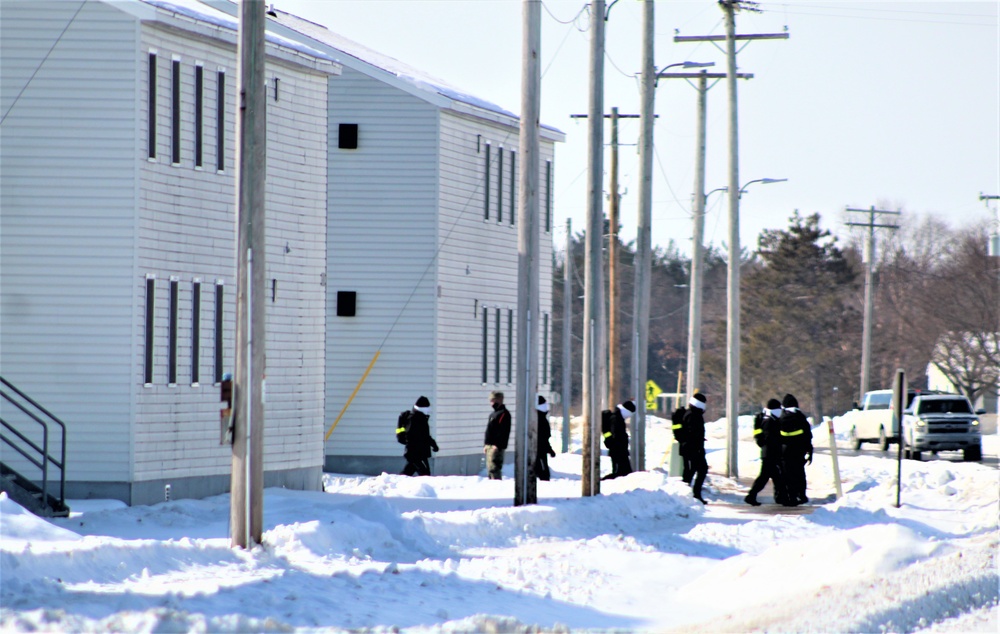 U.S. Navy’s Recruit Training Command ROM operations in February at Fort McCoy