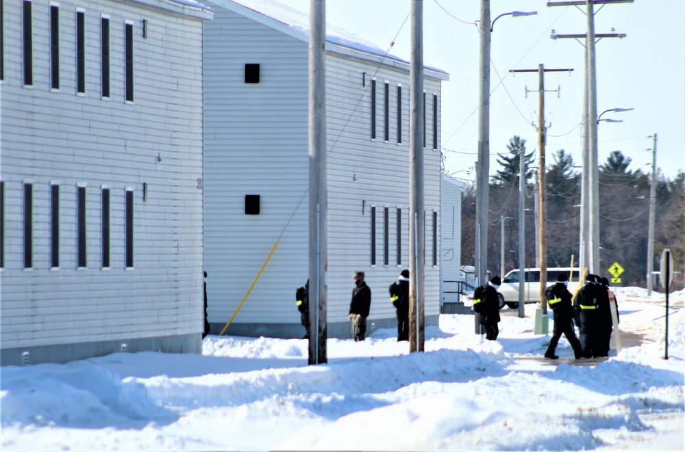 U.S. Navy’s Recruit Training Command ROM operations in February at Fort McCoy