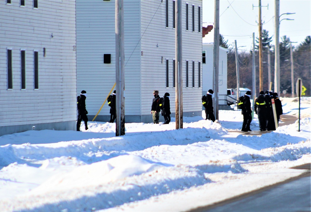 U.S. Navy’s Recruit Training Command ROM operations in February at Fort McCoy