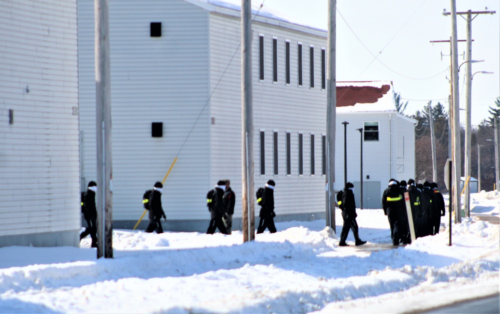 U.S. Navy’s Recruit Training Command ROM operations in February at Fort McCoy