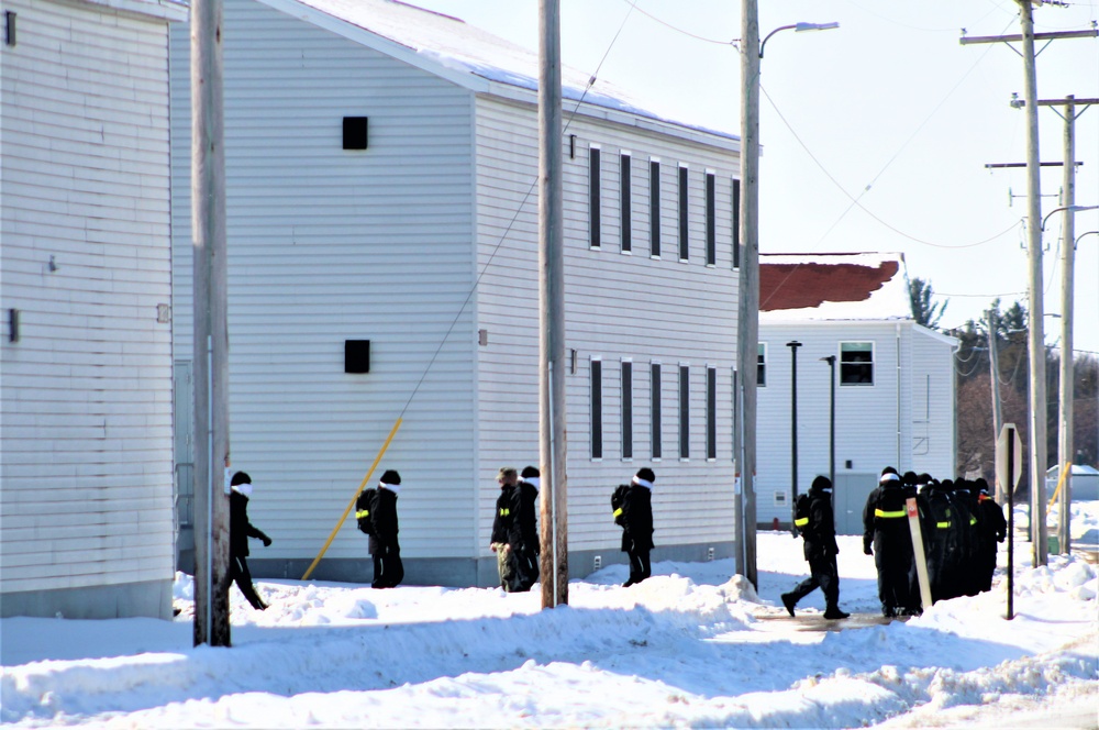 U.S. Navy’s Recruit Training Command ROM operations in February at Fort McCoy