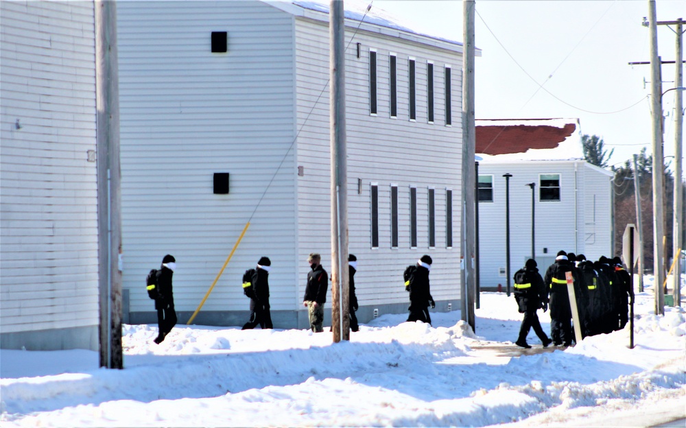 U.S. Navy’s Recruit Training Command ROM operations in February at Fort McCoy