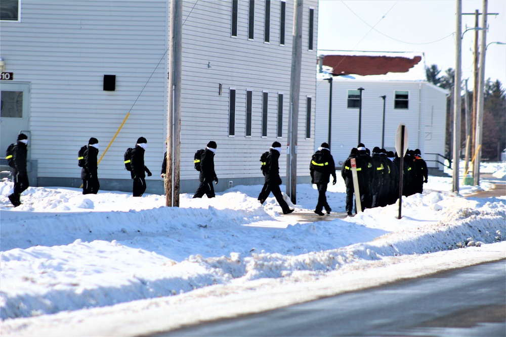 U.S. Navy’s Recruit Training Command ROM operations in February at Fort McCoy