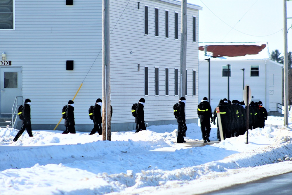 U.S. Navy’s Recruit Training Command ROM operations in February at Fort McCoy