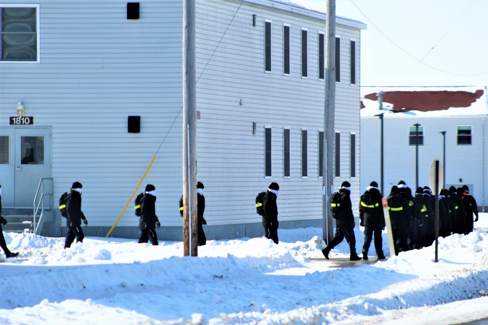 U.S. Navy’s Recruit Training Command ROM operations in February at Fort McCoy