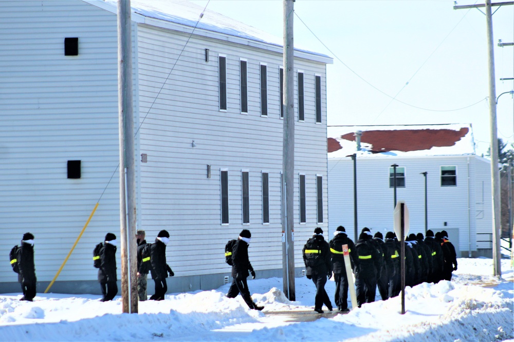 U.S. Navy’s Recruit Training Command ROM operations in February at Fort McCoy