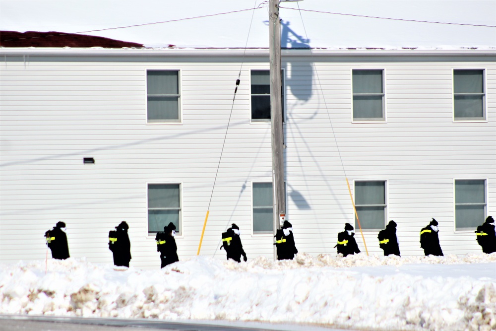 U.S. Navy’s Recruit Training Command ROM operations in February at Fort McCoy