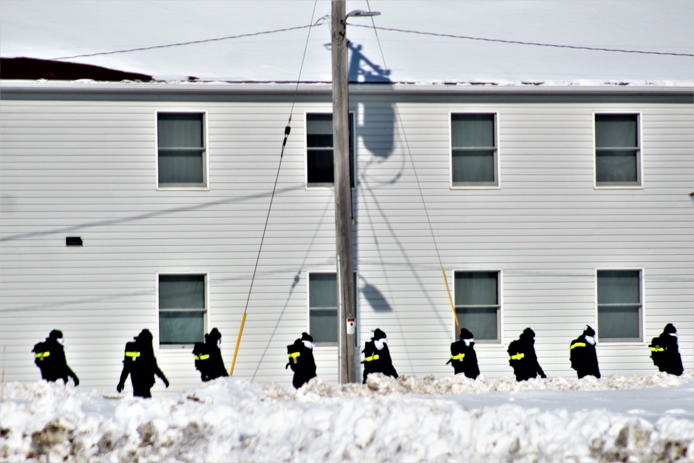 U.S. Navy’s Recruit Training Command ROM operations in February at Fort McCoy