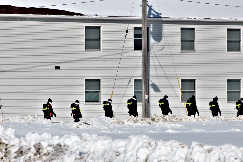 U.S. Navy’s Recruit Training Command ROM operations in February at Fort McCoy