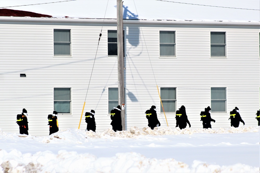 U.S. Navy’s Recruit Training Command ROM operations in February at Fort McCoy