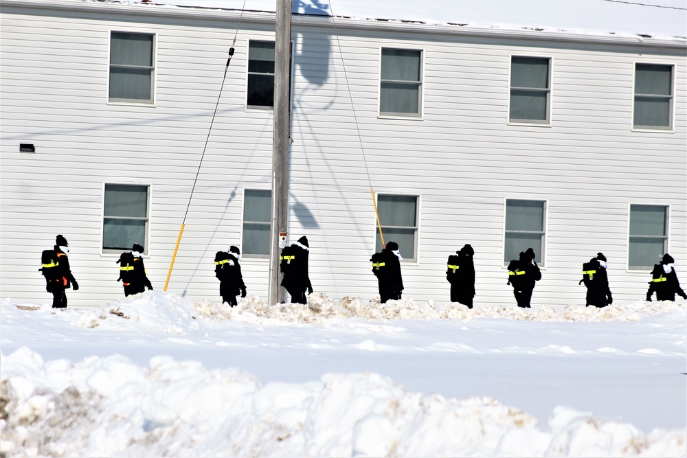 U.S. Navy’s Recruit Training Command ROM operations in February at Fort McCoy