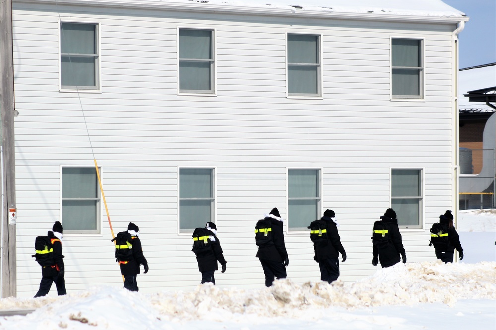 U.S. Navy’s Recruit Training Command ROM operations in February at Fort McCoy