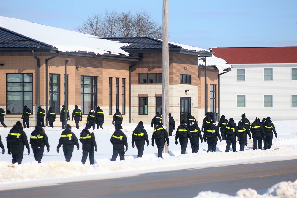 U.S. Navy’s Recruit Training Command ROM operations in February at Fort McCoy