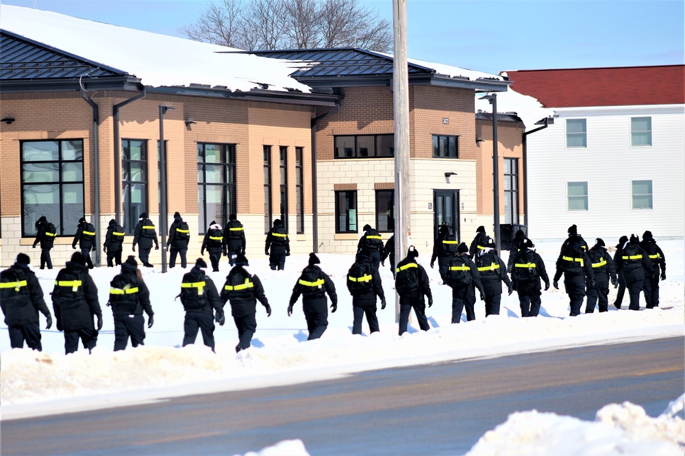 U.S. Navy’s Recruit Training Command ROM operations in February at Fort McCoy