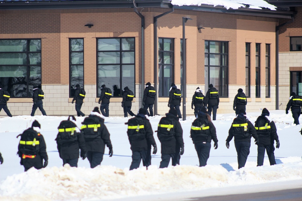 U.S. Navy’s Recruit Training Command ROM operations in February at Fort McCoy