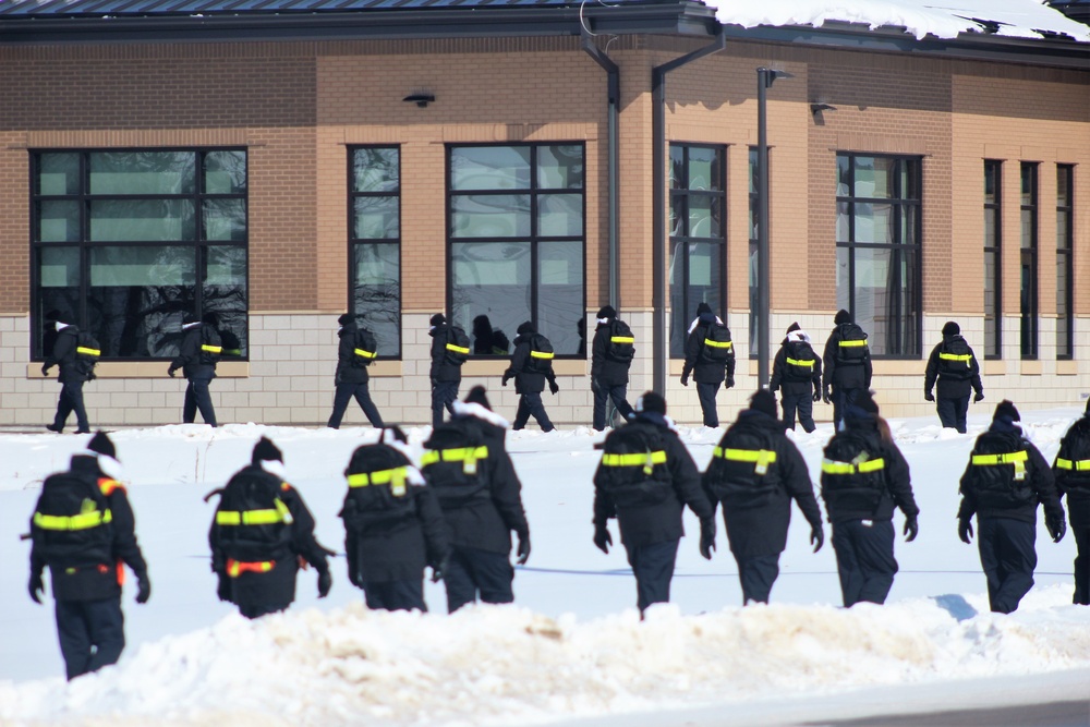 U.S. Navy’s Recruit Training Command ROM operations in February at Fort McCoy