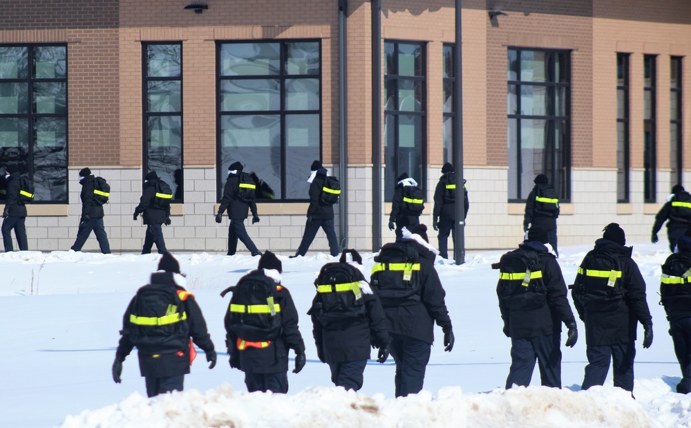 U.S. Navy’s Recruit Training Command ROM operations in February at Fort McCoy