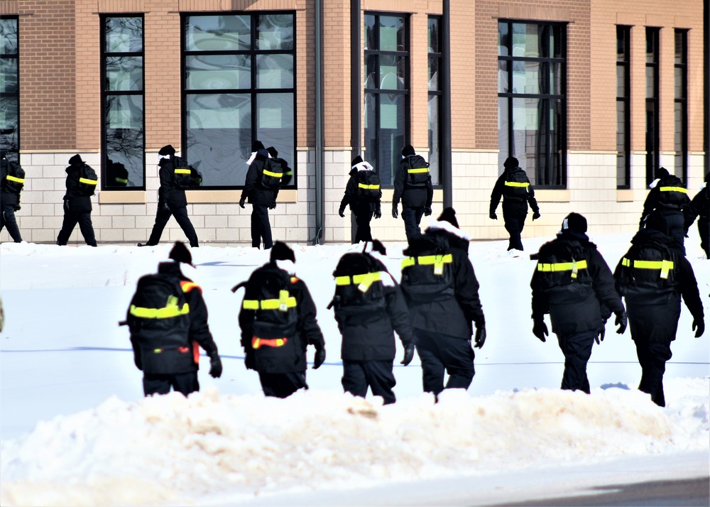 U.S. Navy’s Recruit Training Command ROM operations in February at Fort McCoy