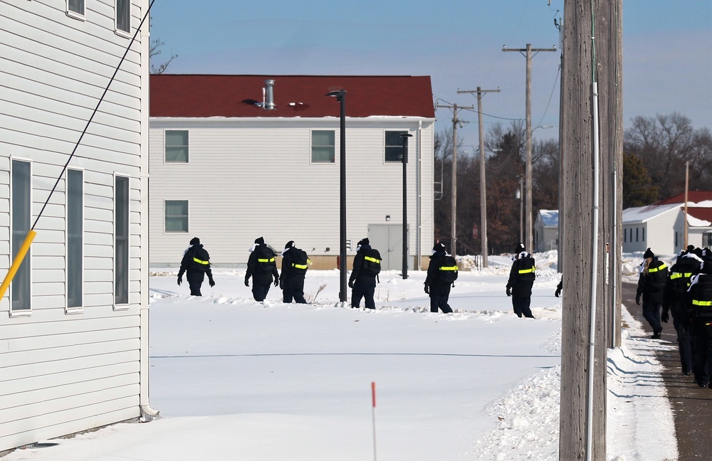 U.S. Navy’s Recruit Training Command ROM operations in February at Fort McCoy