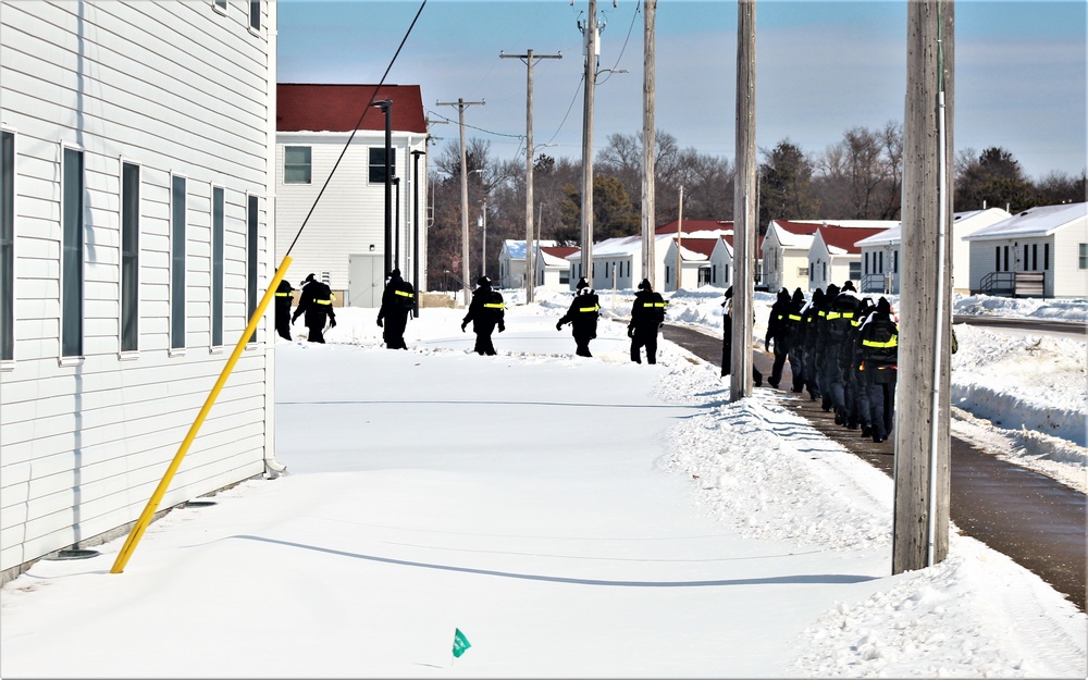 U.S. Navy’s Recruit Training Command ROM operations in February at Fort McCoy