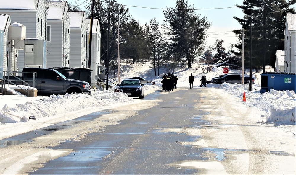 U.S. Navy’s Recruit Training Command ROM operations in February at Fort McCoy