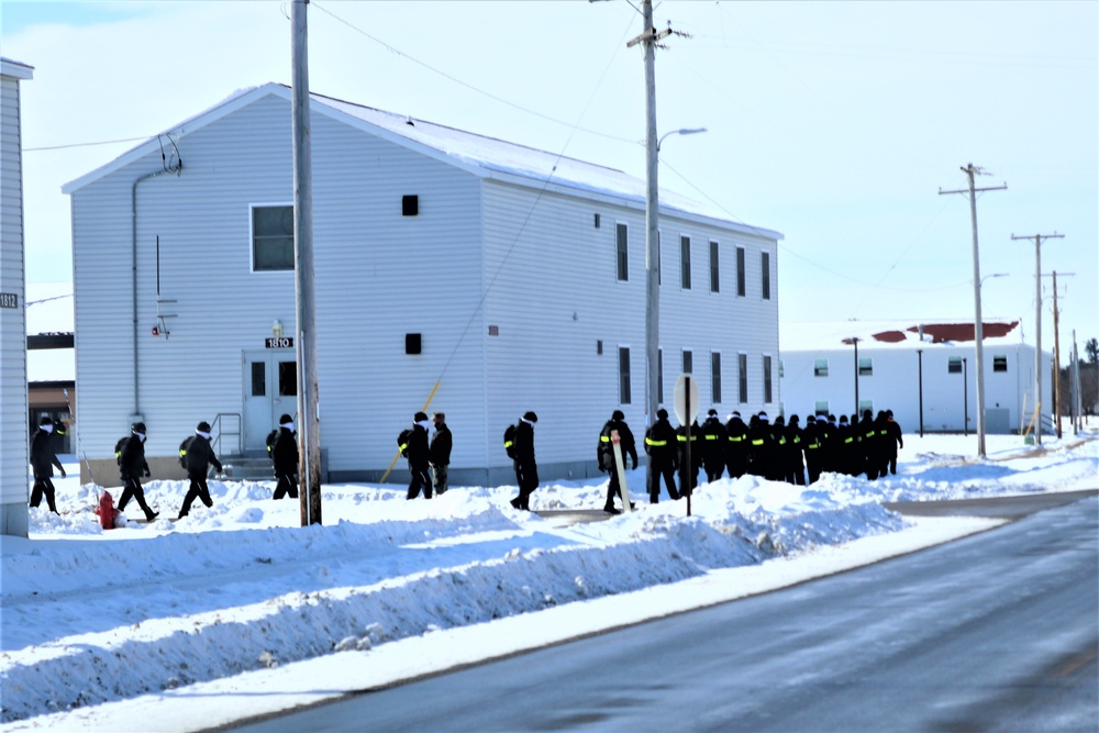 U.S. Navy’s Recruit Training Command ROM operations in February at Fort McCoy