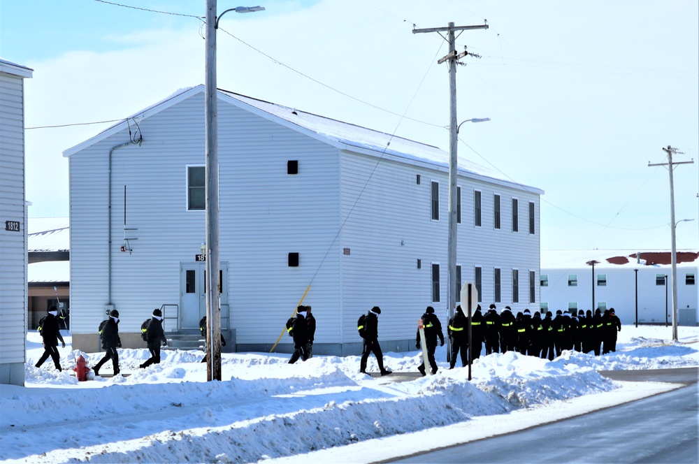 U.S. Navy’s Recruit Training Command ROM operations in February at Fort McCoy