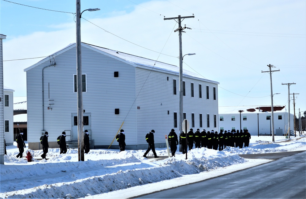 U.S. Navy’s Recruit Training Command ROM operations in February at Fort McCoy