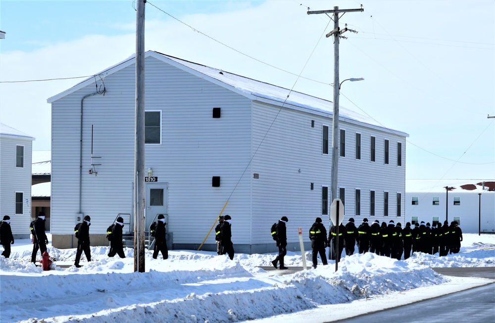 U.S. Navy’s Recruit Training Command ROM operations in February at Fort McCoy