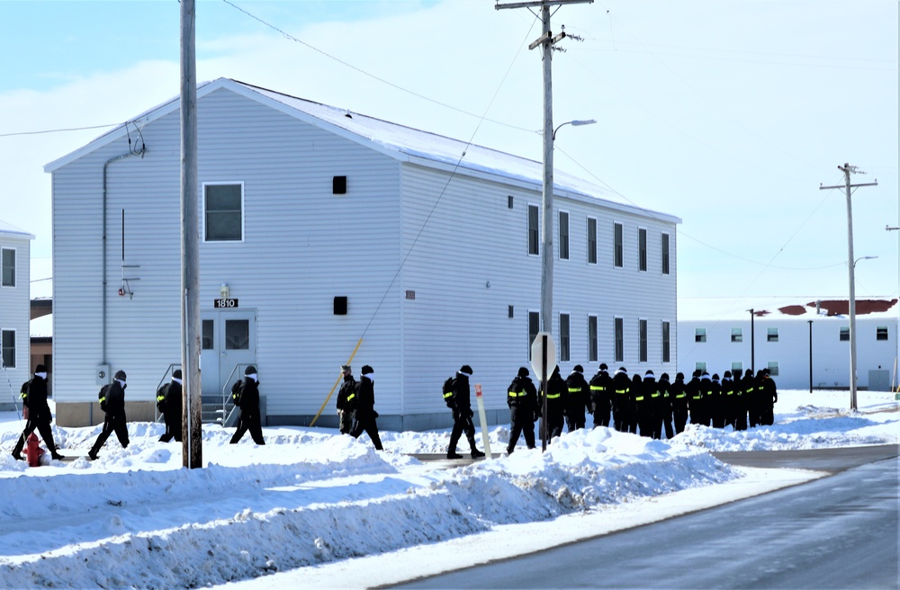 U.S. Navy’s Recruit Training Command ROM operations in February at Fort McCoy