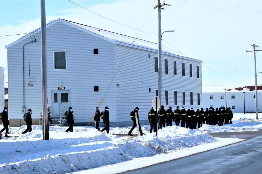 U.S. Navy’s Recruit Training Command ROM operations in February at Fort McCoy