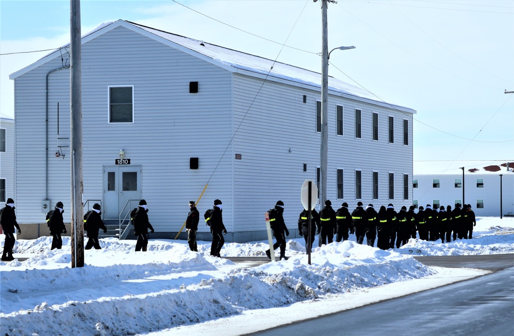 U.S. Navy’s Recruit Training Command ROM operations in February at Fort McCoy