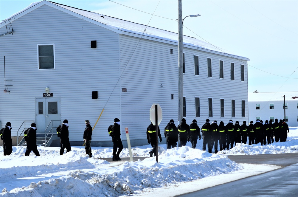 U.S. Navy’s Recruit Training Command ROM operations in February at Fort McCoy