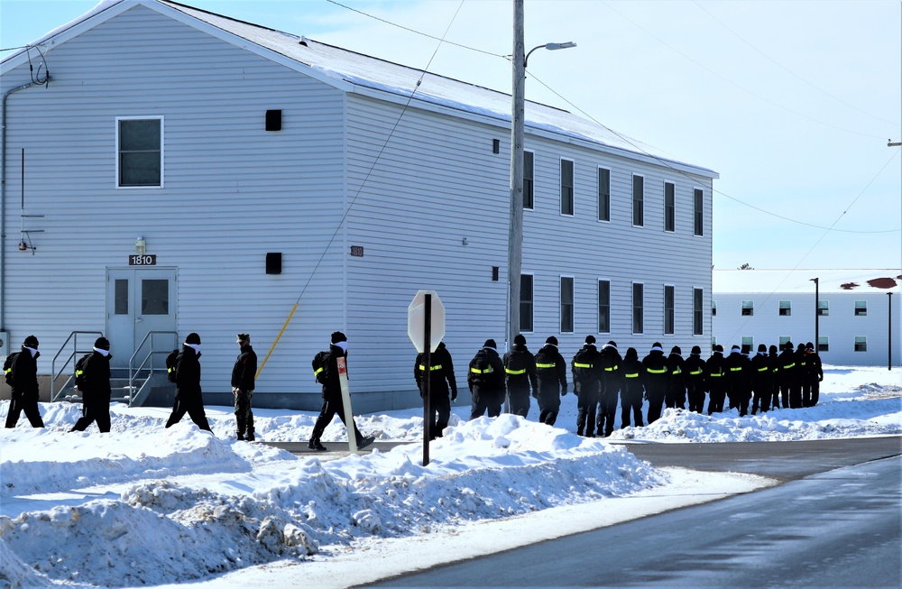 U.S. Navy’s Recruit Training Command ROM operations in February at Fort McCoy