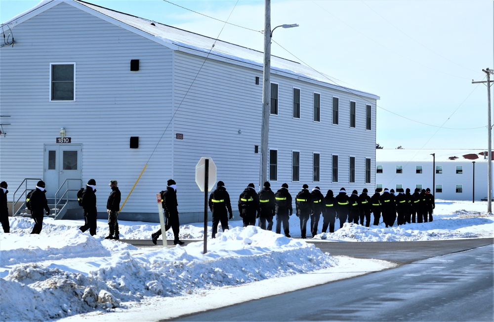 U.S. Navy’s Recruit Training Command ROM operations in February at Fort McCoy