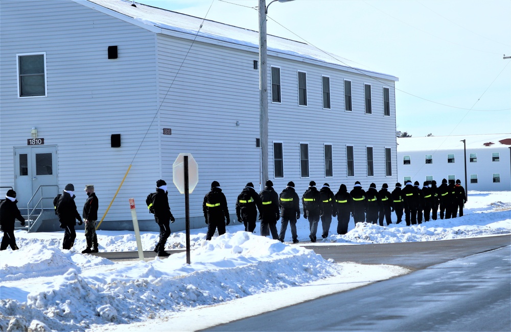 U.S. Navy’s Recruit Training Command ROM operations in February at Fort McCoy