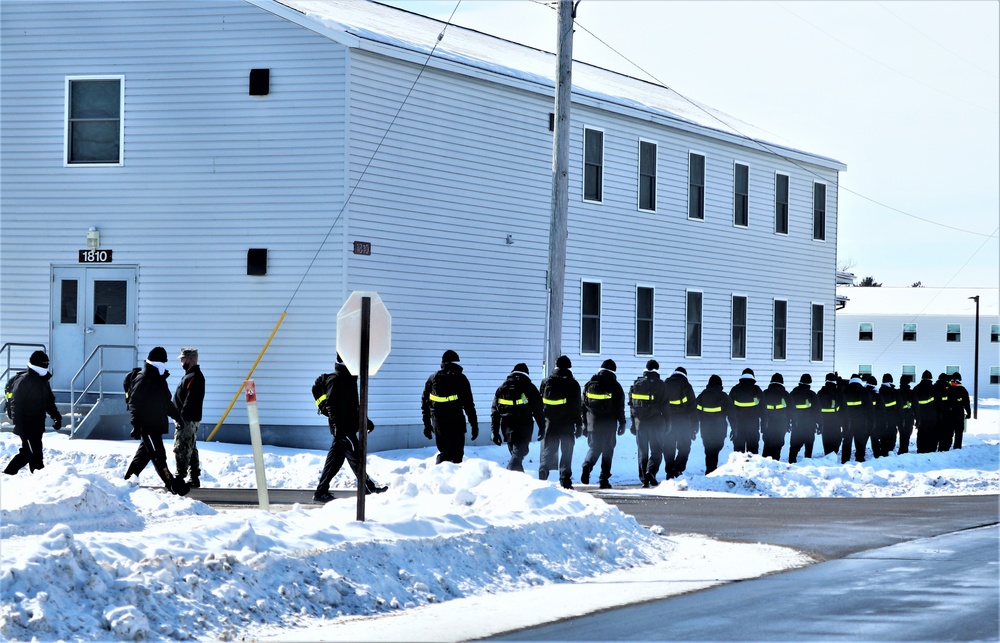 U.S. Navy’s Recruit Training Command ROM operations in February at Fort McCoy