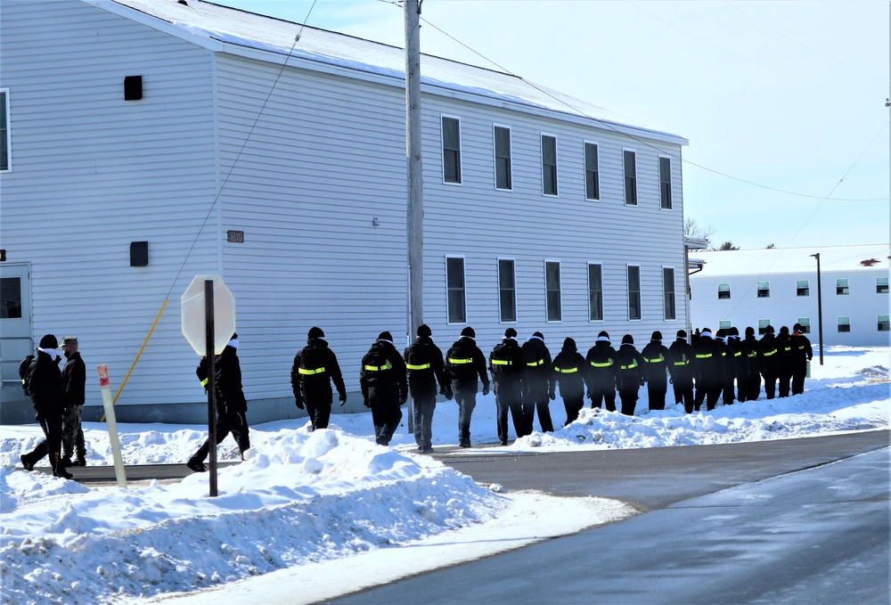 U.S. Navy’s Recruit Training Command ROM operations in February at Fort McCoy