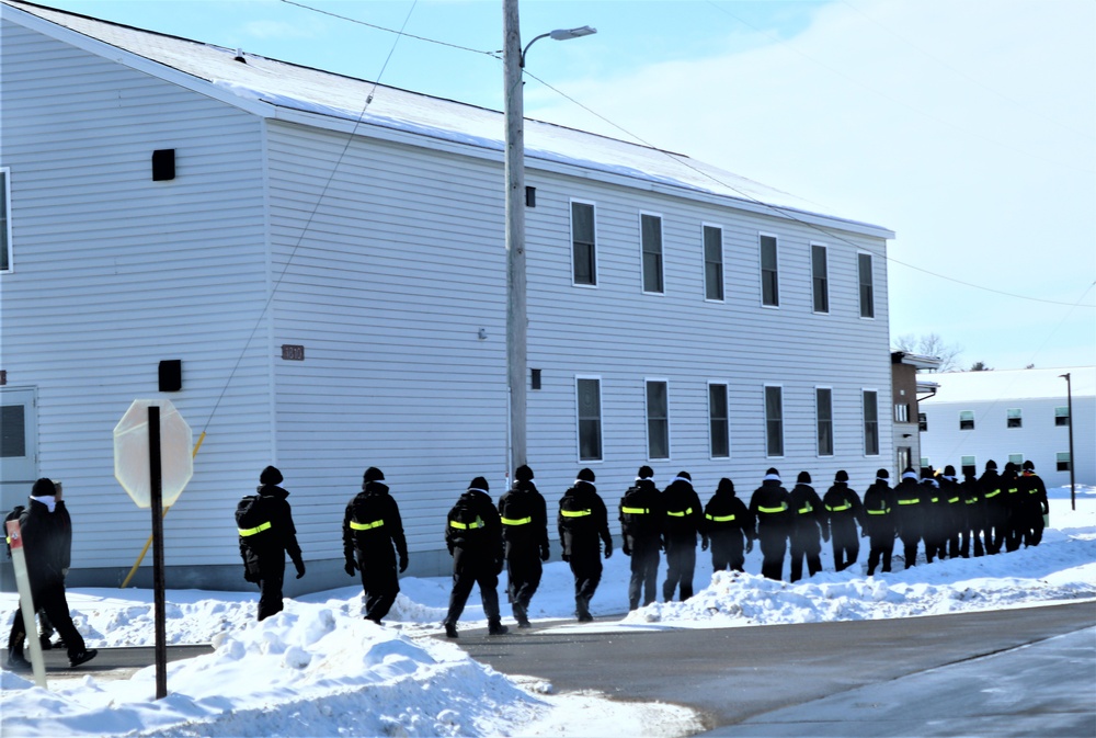 U.S. Navy’s Recruit Training Command ROM operations in February at Fort McCoy