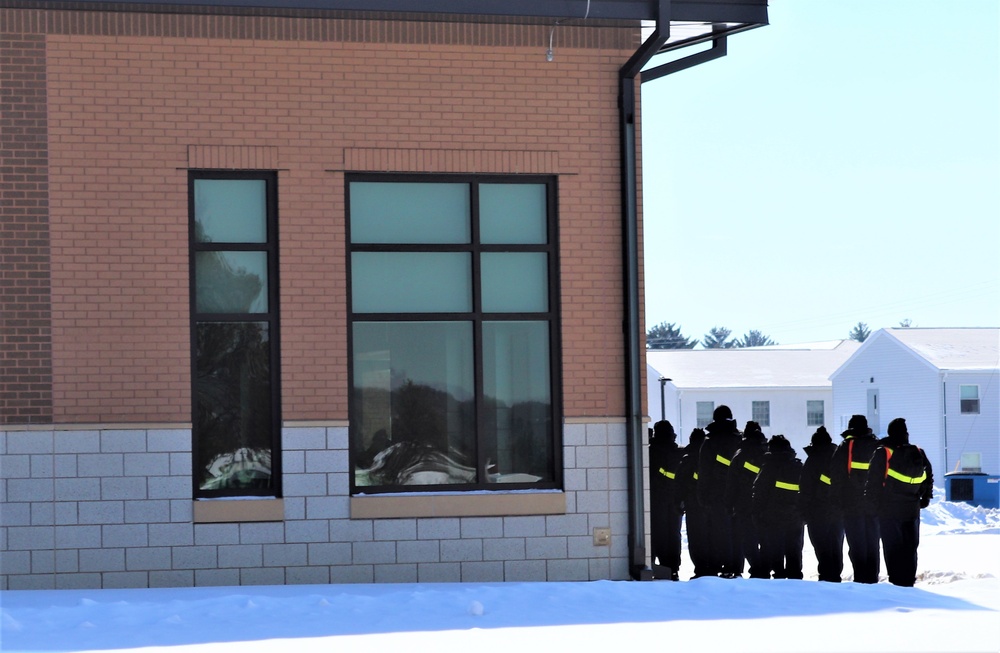 U.S. Navy’s Recruit Training Command ROM operations in February at Fort McCoy