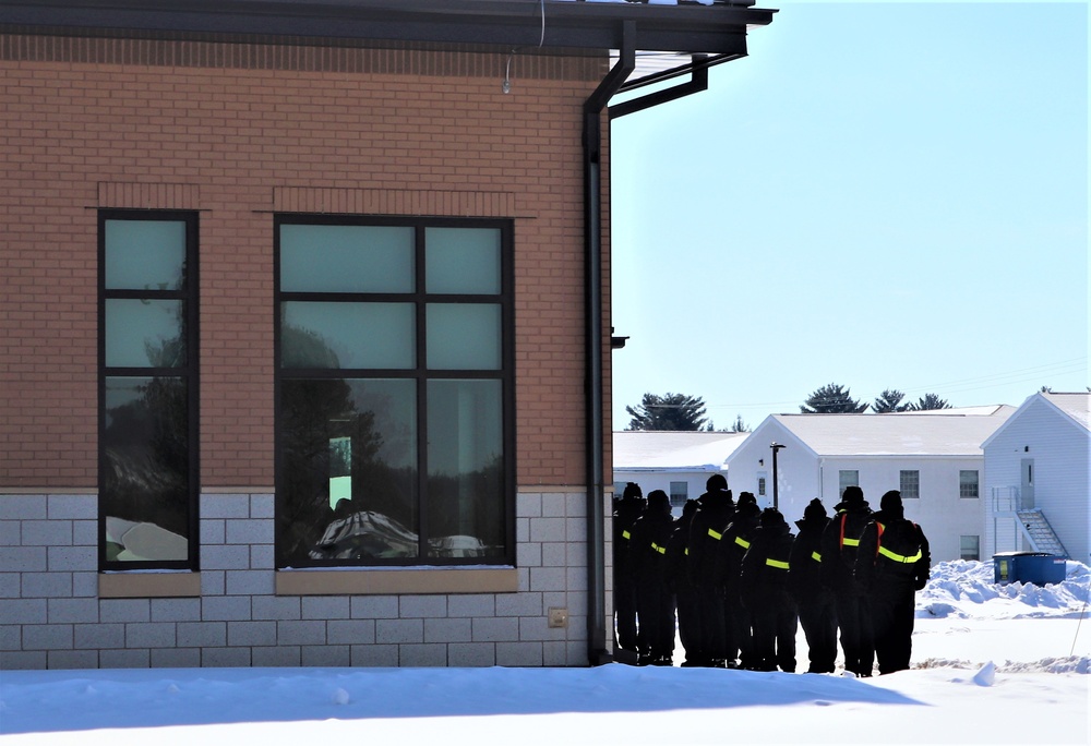 U.S. Navy’s Recruit Training Command ROM operations in February at Fort McCoy