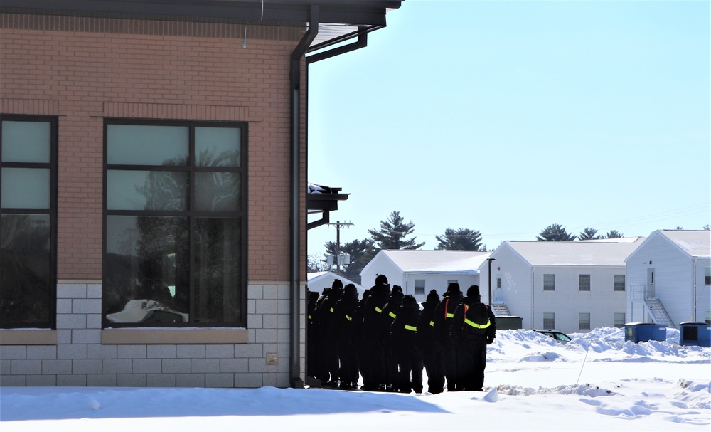 U.S. Navy’s Recruit Training Command ROM operations in February at Fort McCoy