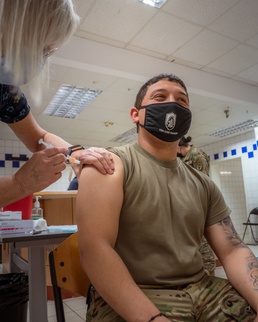 Second COVID vaccine dose prepares Cougar Battalion for Defender Europe 21