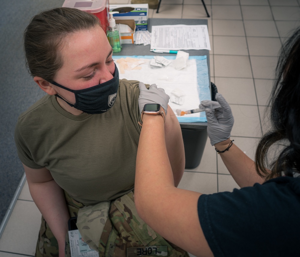 Second COVID vaccine dose prepares Cougar Battalion for Defender Europe 21